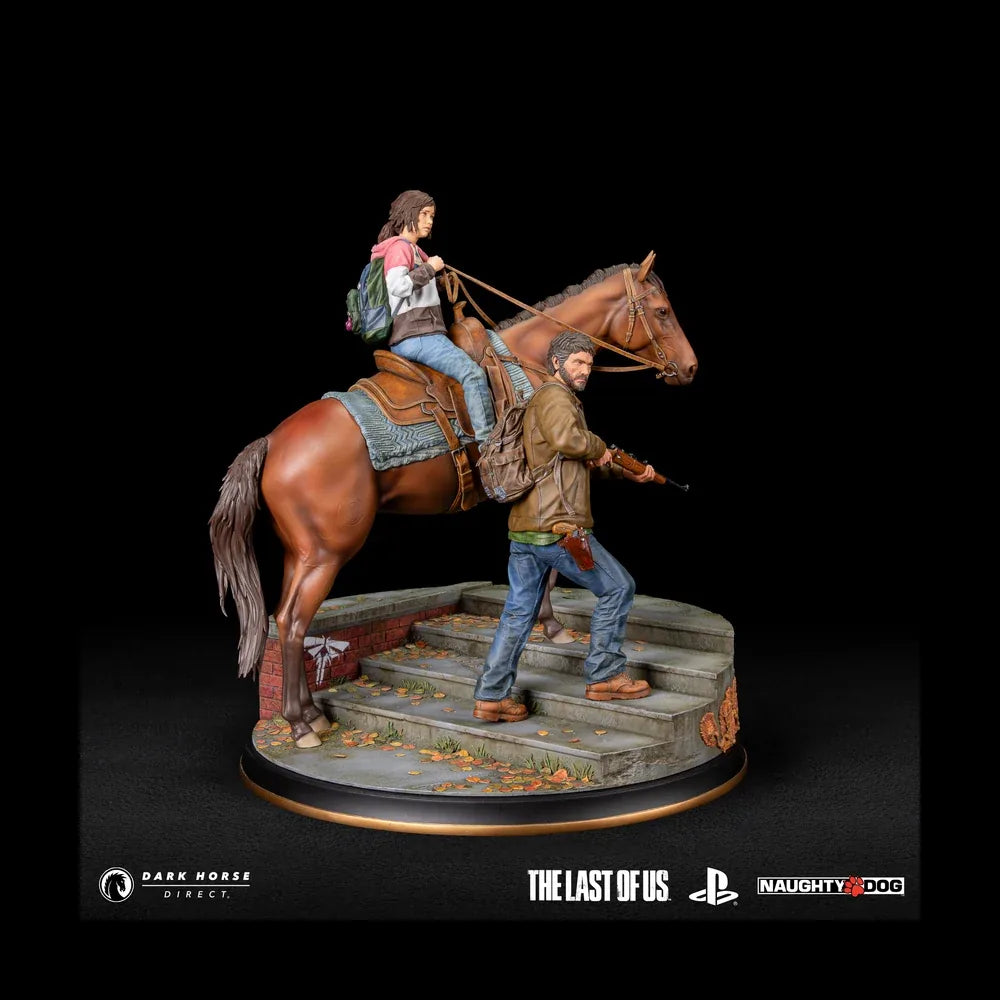 Joel & Ellie on Horseback Premium Statue