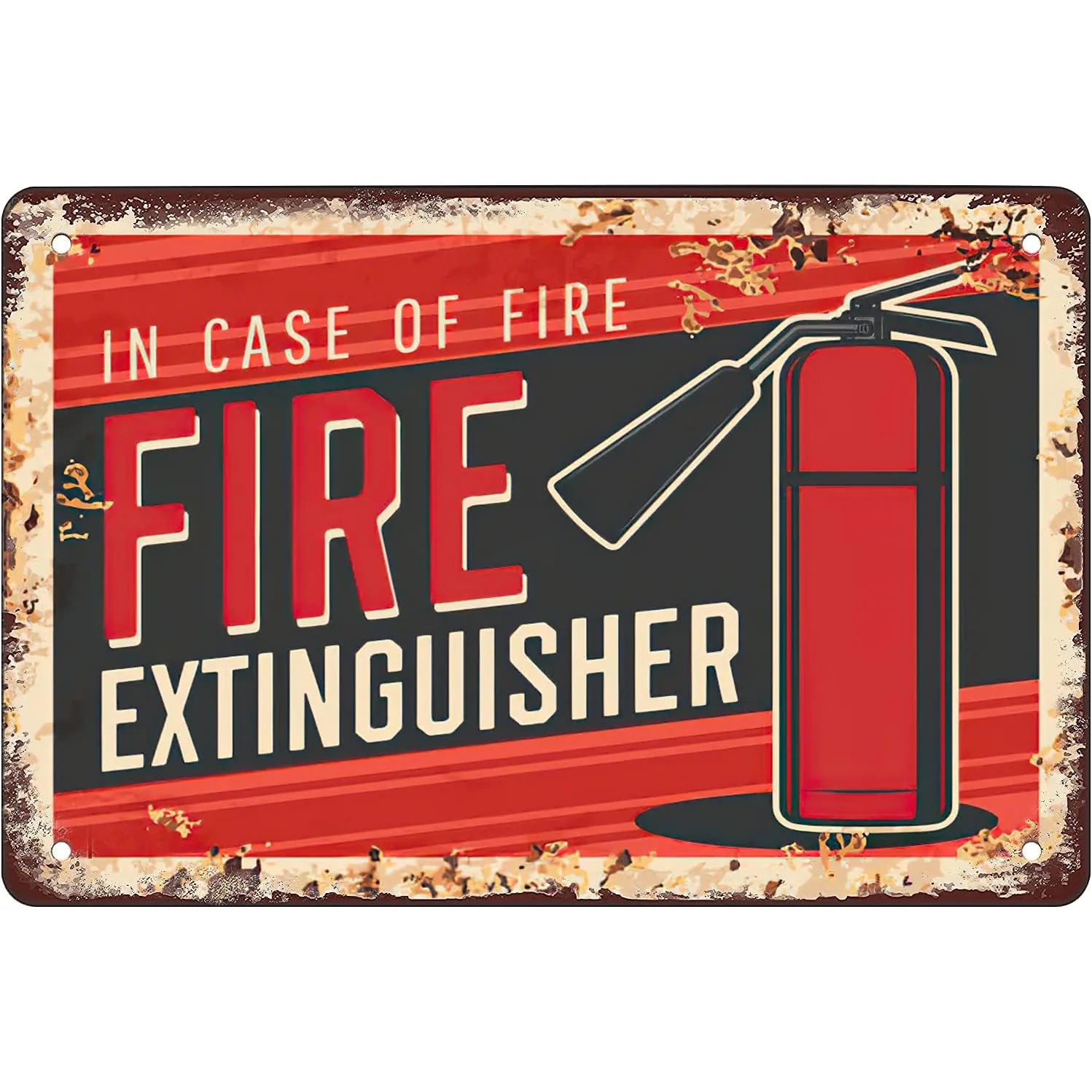 Fire Extinguisher TIn Sign