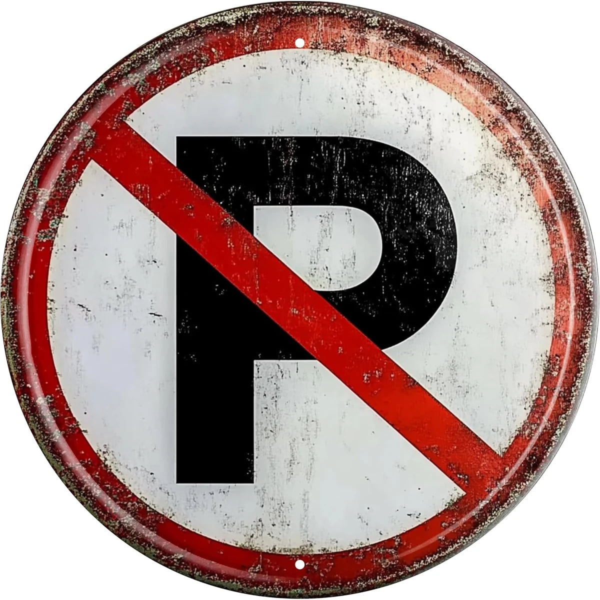 No Parking Tin Sign