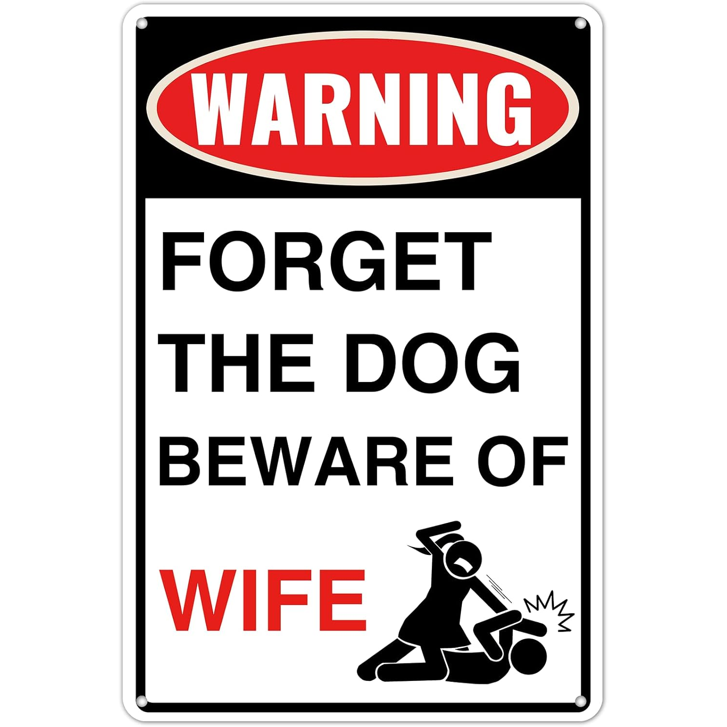 Beware of Wife Tin Sign