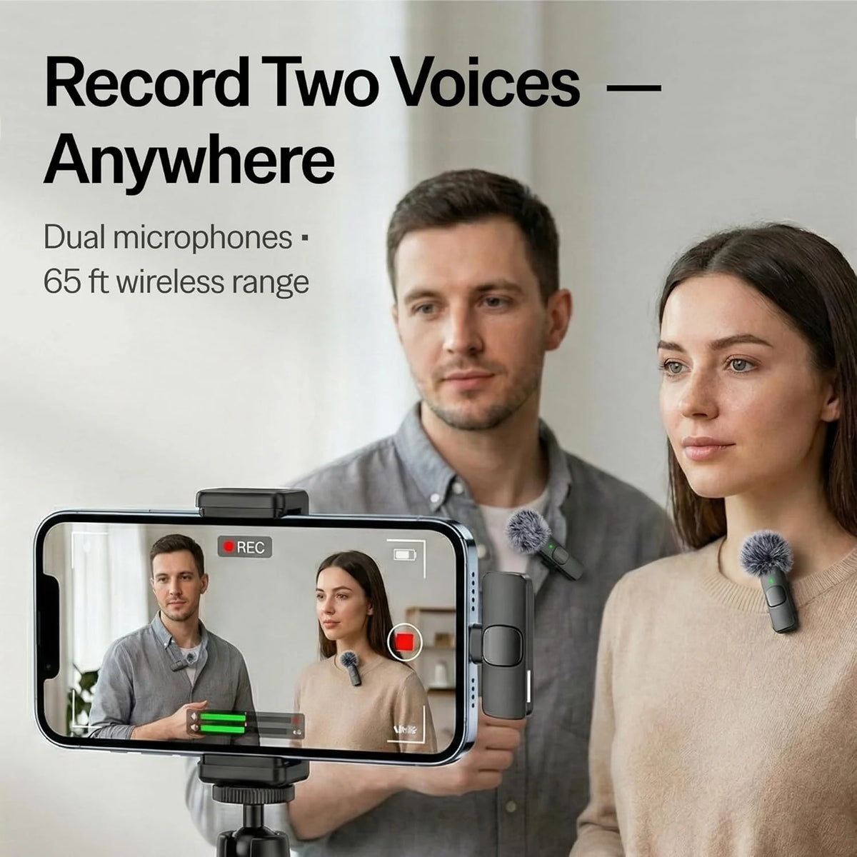 Mini Mic Pro - Clear Voice, Noise Cancelling, Lavalier Mic