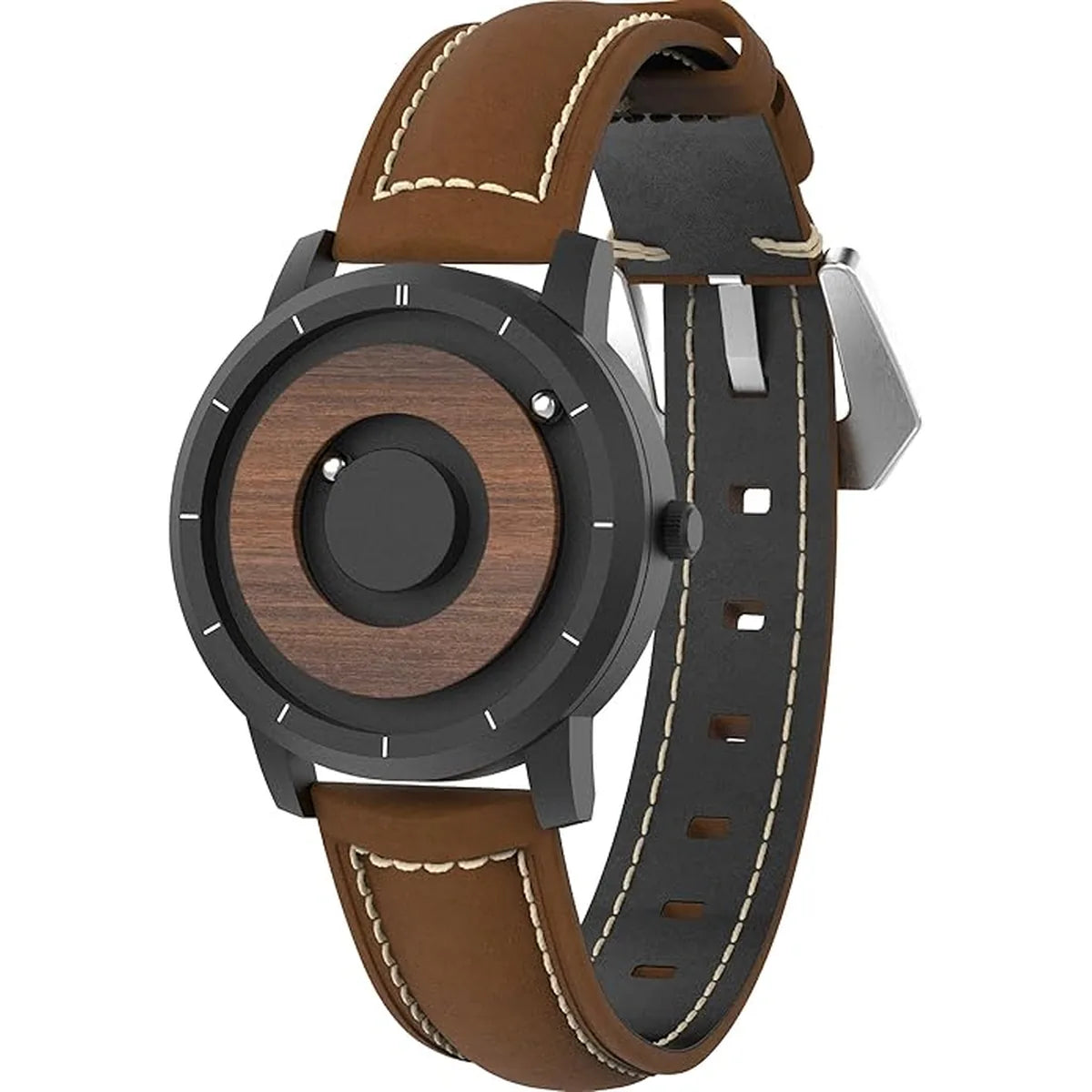 Levitation Analog Watch - Wood