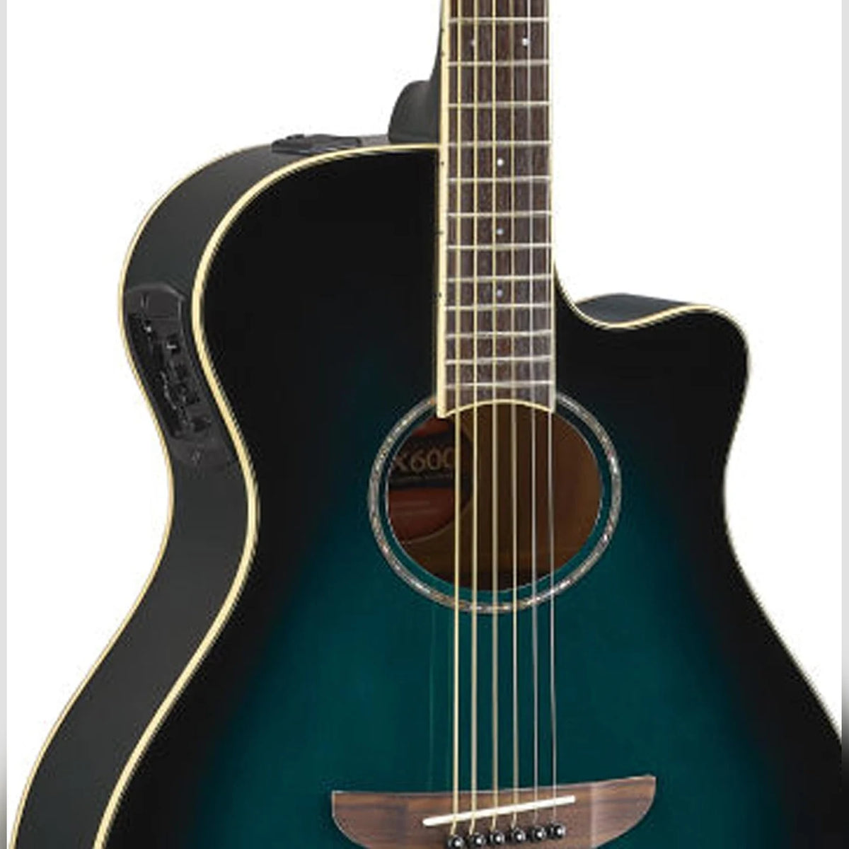 APX600 Acoustic-Electric Guitar - Oriental Blue Burst