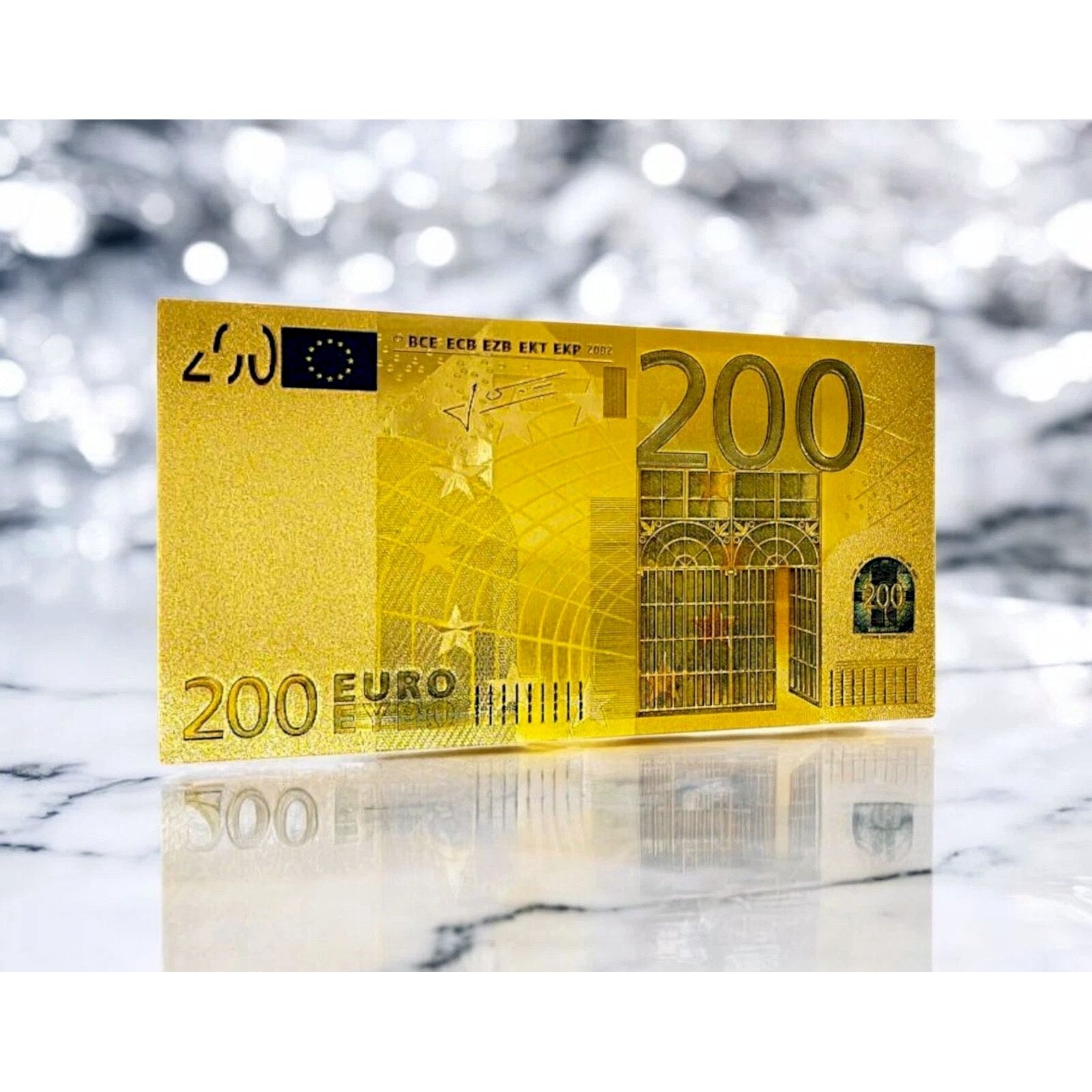 Gold Plated Foil Banknotes - EU Euros