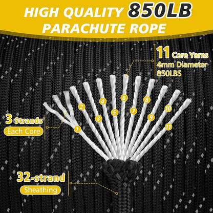 Paracord Utility Parachute Cord - 100ft