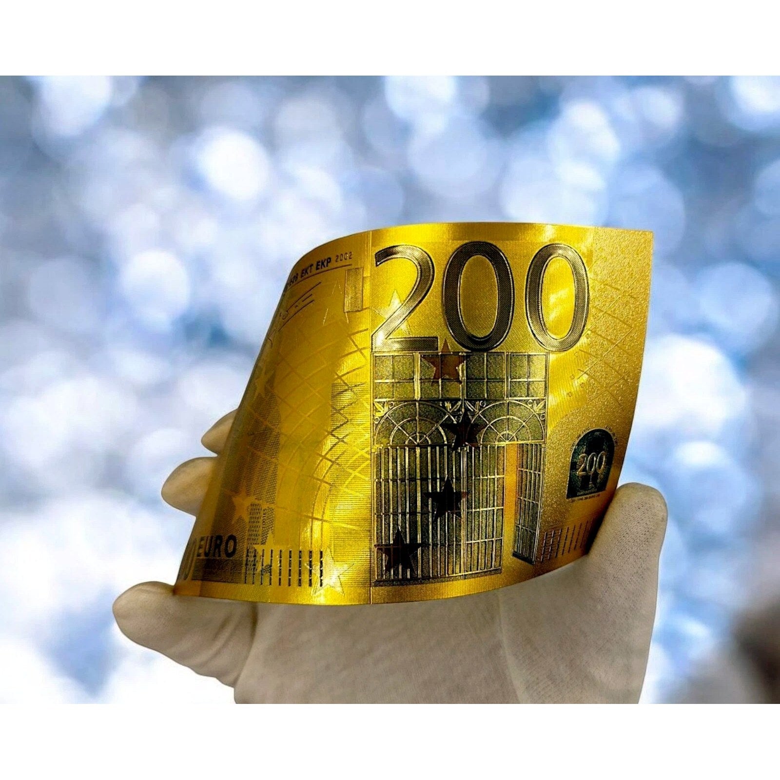 Gold Plated Foil Banknotes - EU Euros