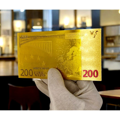 Gold Plated Foil Banknotes - EU Euros
