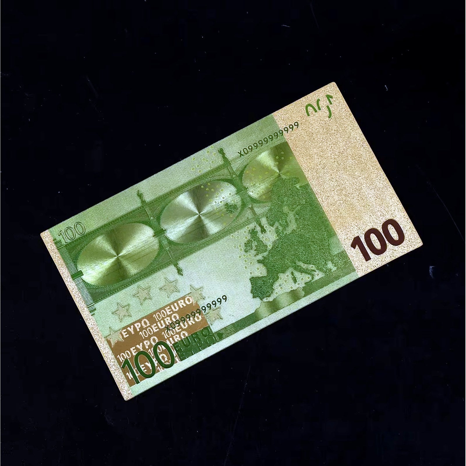 Gold Plated Foil Banknotes - EU Euros