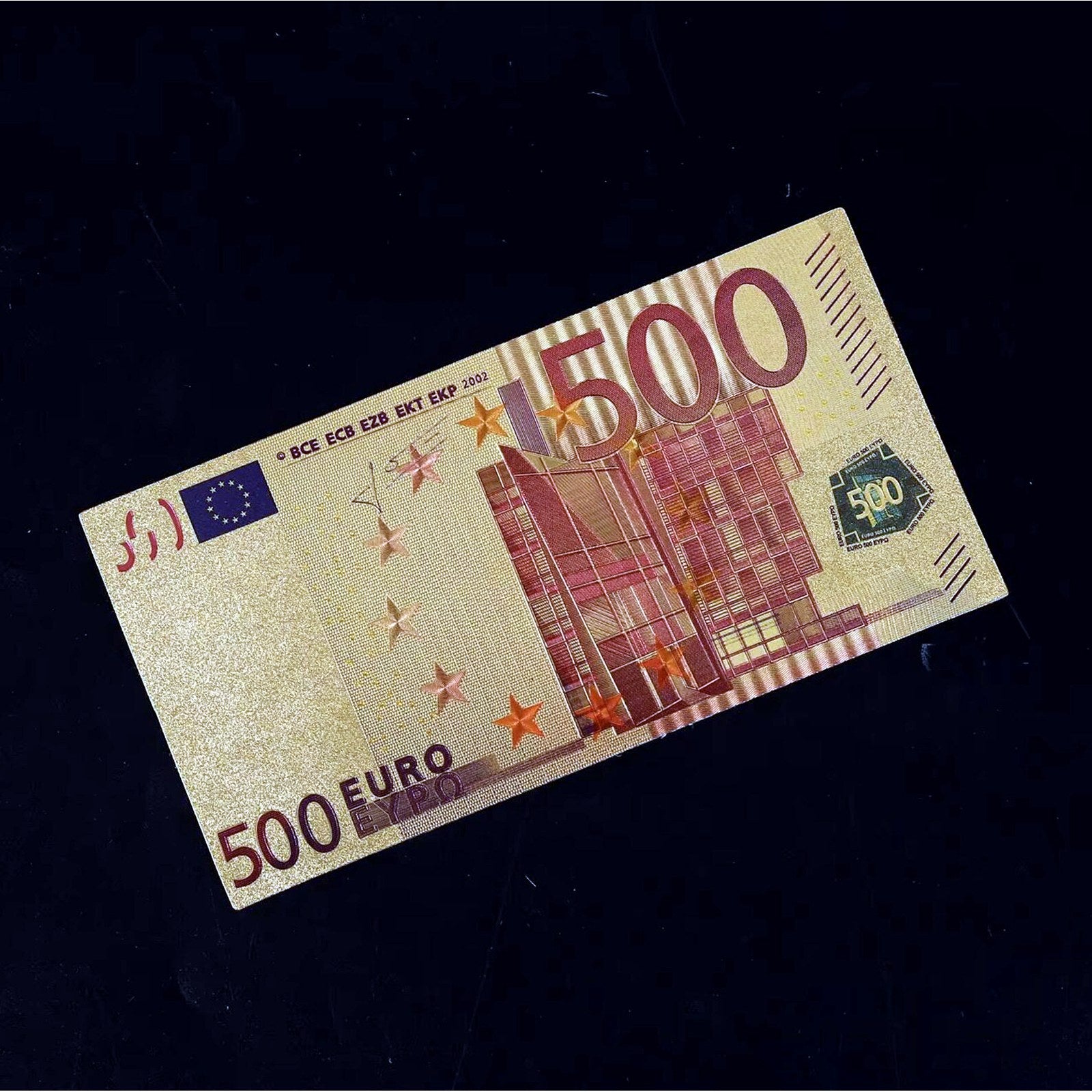 Gold Plated Foil Banknotes - EU Euros