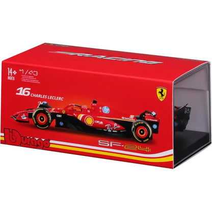 Ferrari F1 SF-24 Alloy 1:43 Diecast with Display Case