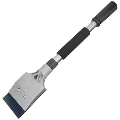 Amazon 18-inch floor scraper tool with a sturdy handle and metal blade for removing stubborn floor adhesives and debris.