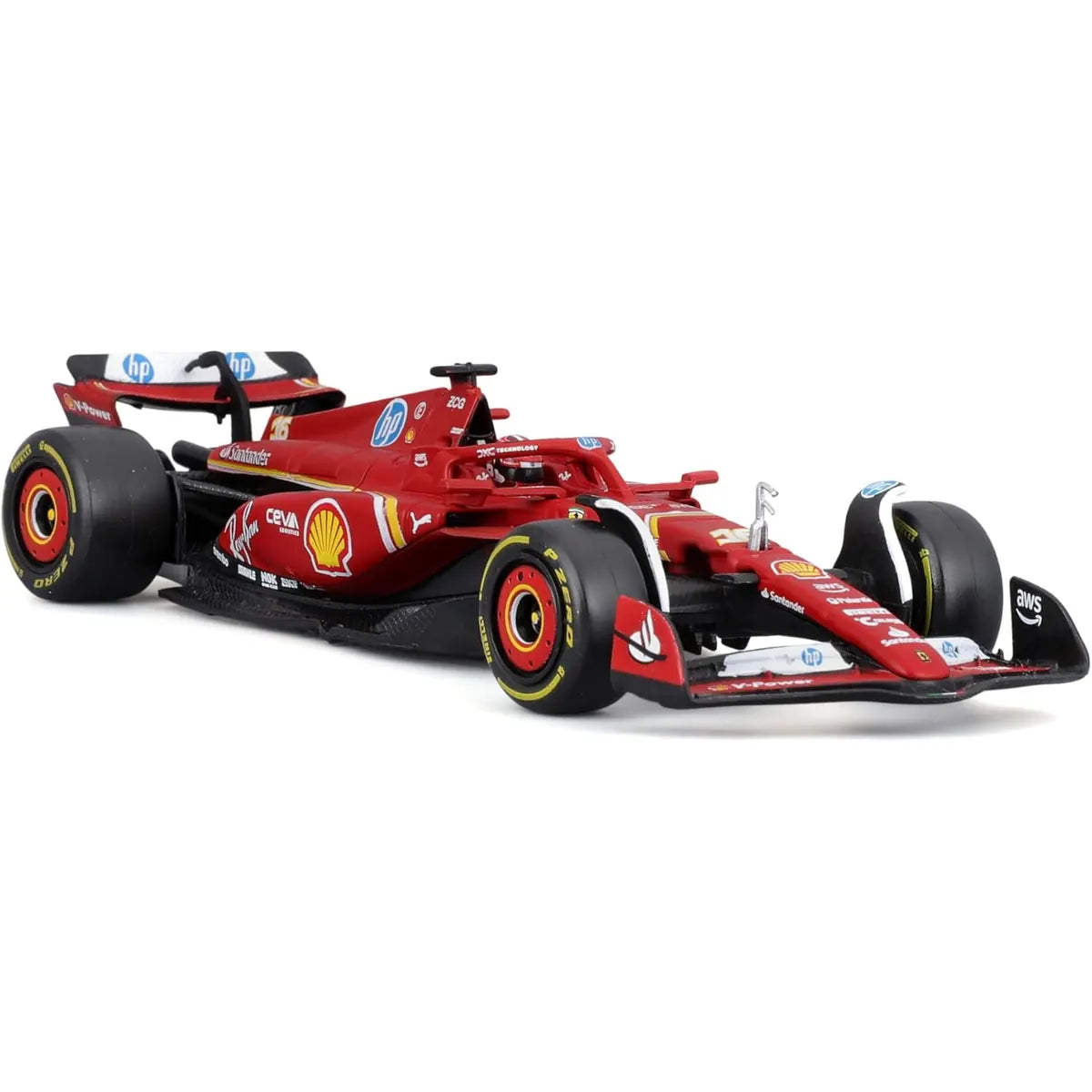 Ferrari F1 SF-24 Alloy 1:43 Diecast with Display Case