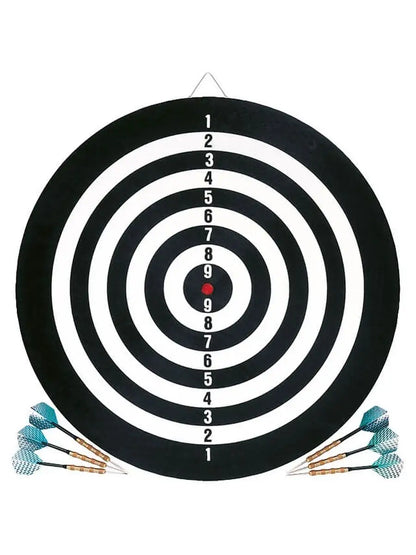 Unicorn XL Darboard 17x3/4-inch darts target with colorful design, suitable for practicing darts at home or in the game room.