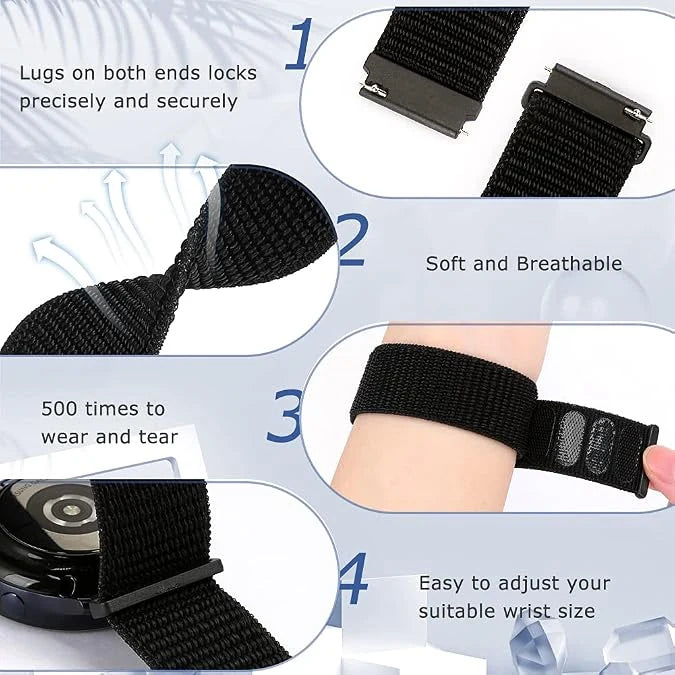 Quick Release Silicone Watch Band - 24mm - Pack of 2