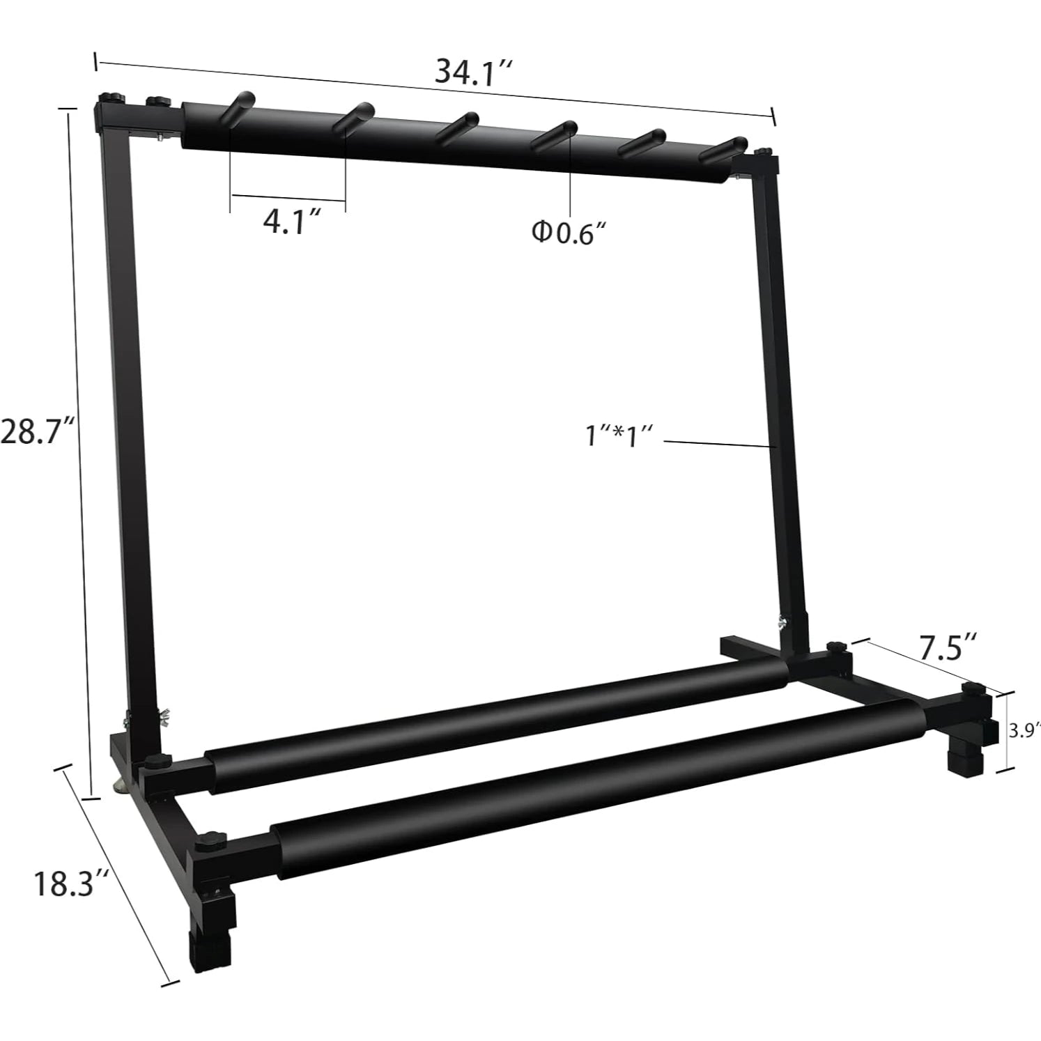 Multi Guitar Stand - Rack - 5 Slots