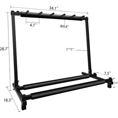 Multi Guitar Stand - Rack - 5 Slots