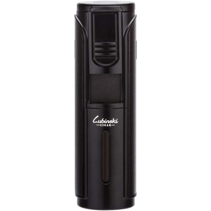 Lubinski torch lighter with five jet flames, compact design, and ergonomic grip for precise ignition.
