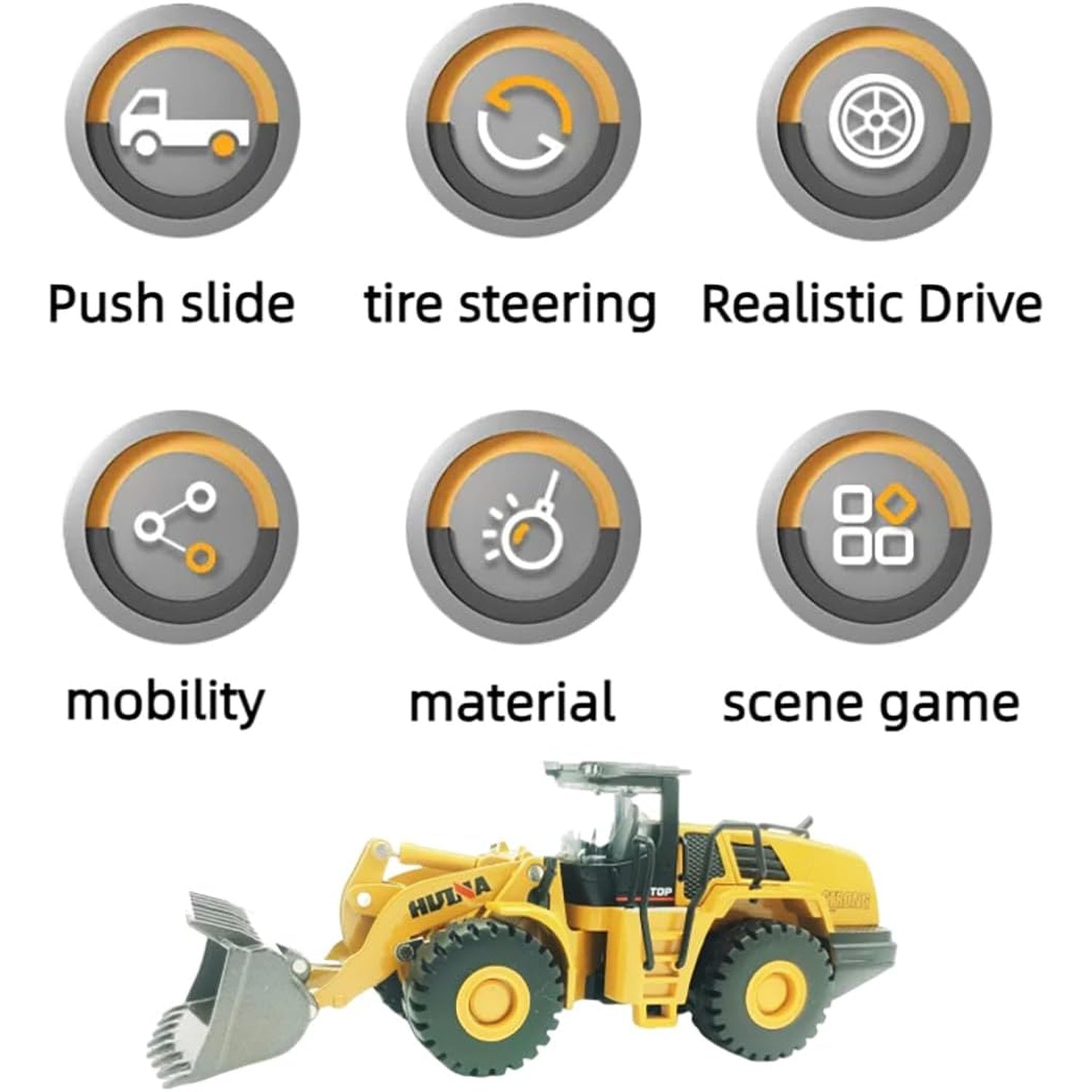 Bulldozer Loader Diecast 1:50