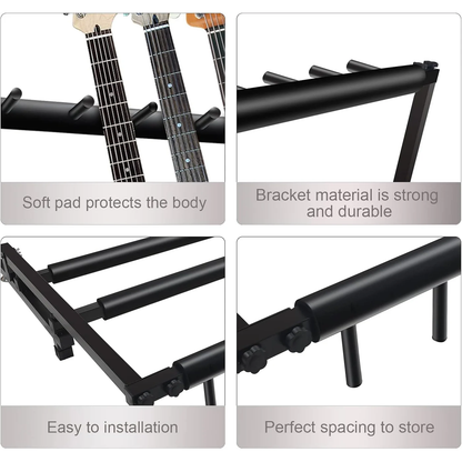 Multi Guitar Stand - Rack - 7 Slots