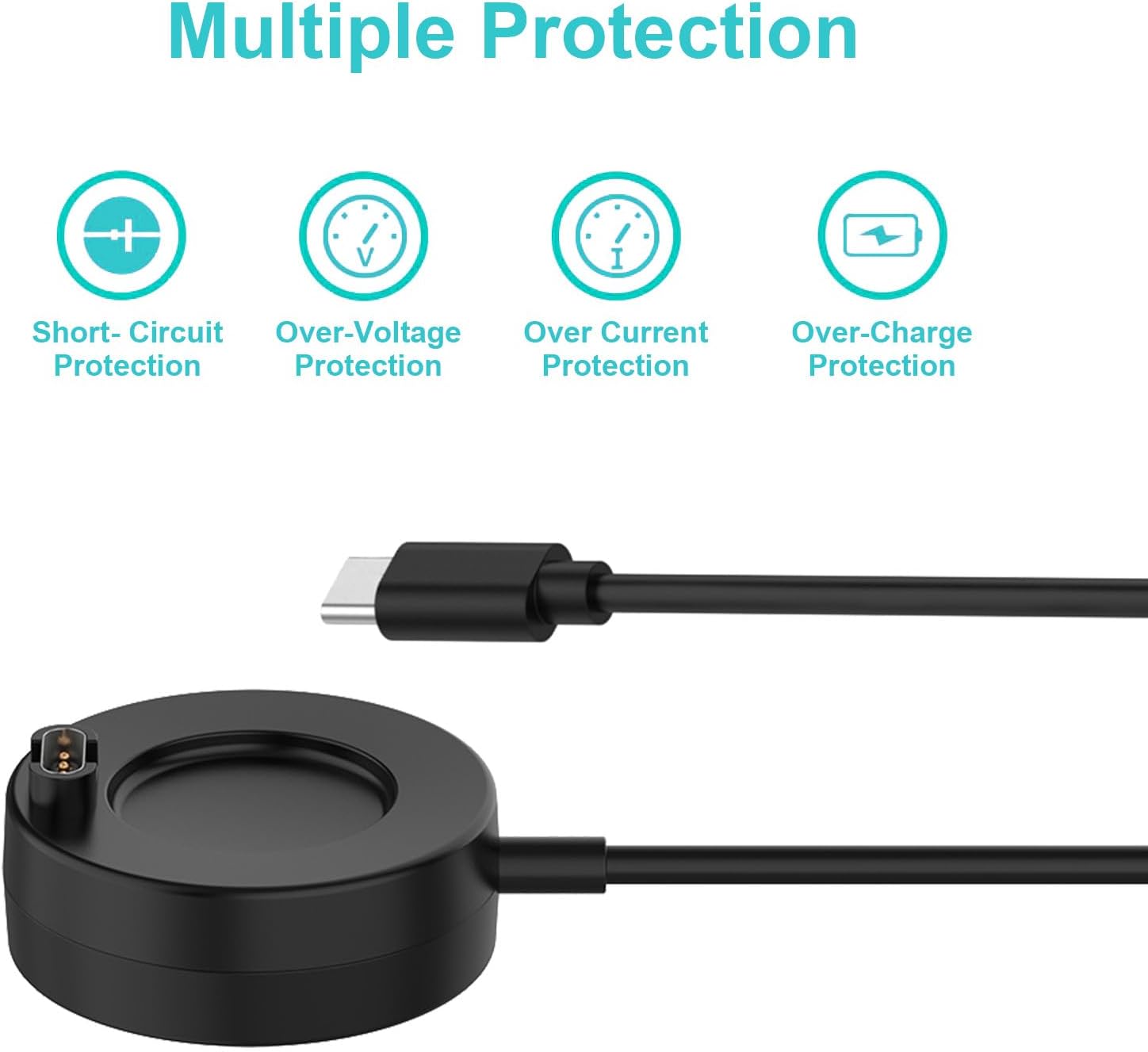 Sevenka Garmin watch charger accessory showing a compact charging cable for Garmin smartwatches.