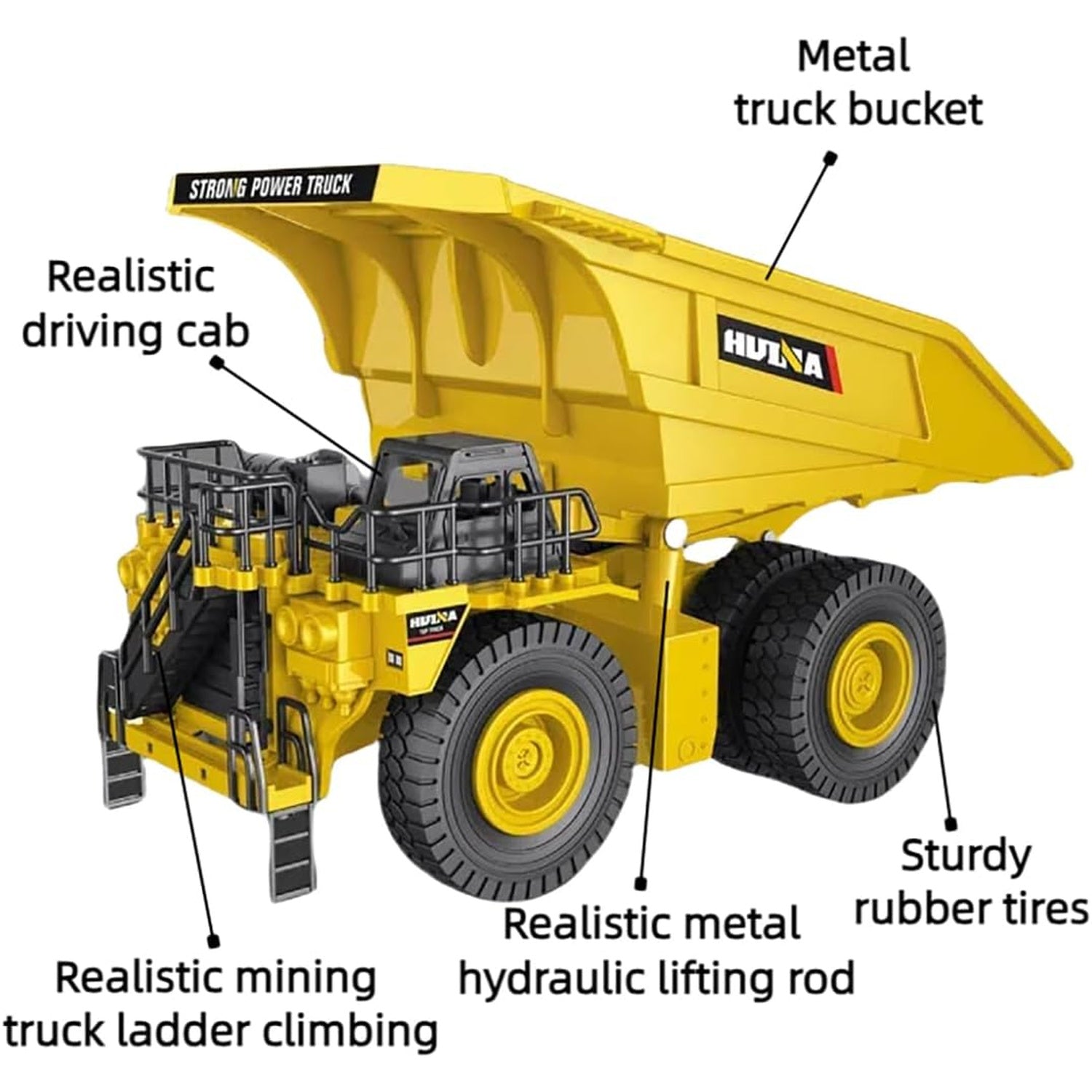 Mining Dump Truck Diecast 1:40