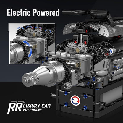 V12 Engine Model Building Kit That Works
