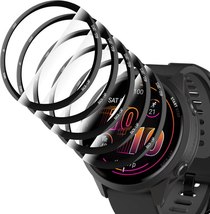 Simpeak screen protector for Forerunner 570 47mm watch, clear protective accessory for smartwatch screen.