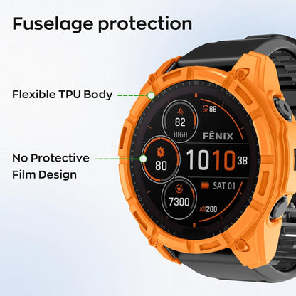 MySkin Fenix/Epix 47mm watch case accessory, durable protective cover for smartwatch with sleek design.