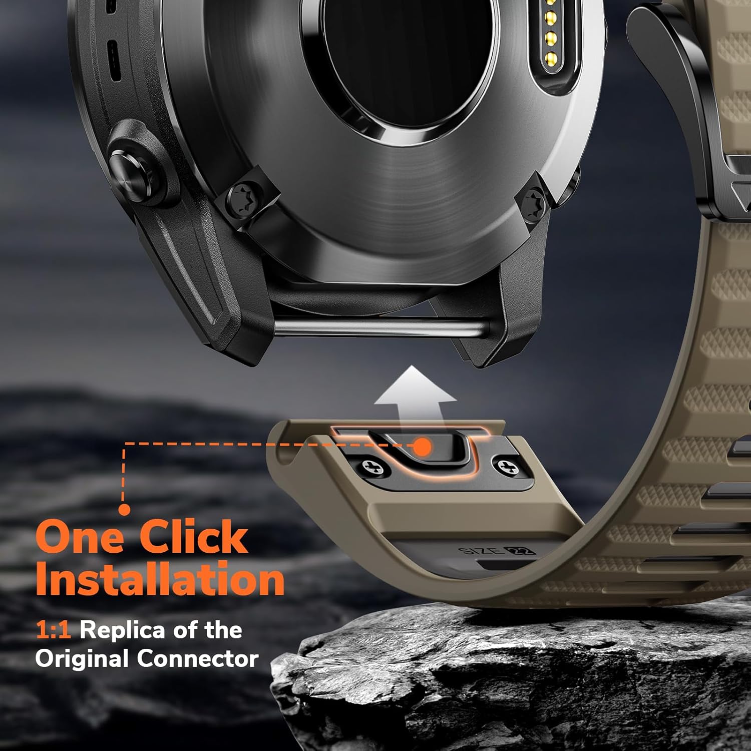 QuickFit Straps - 22mm - Silicone