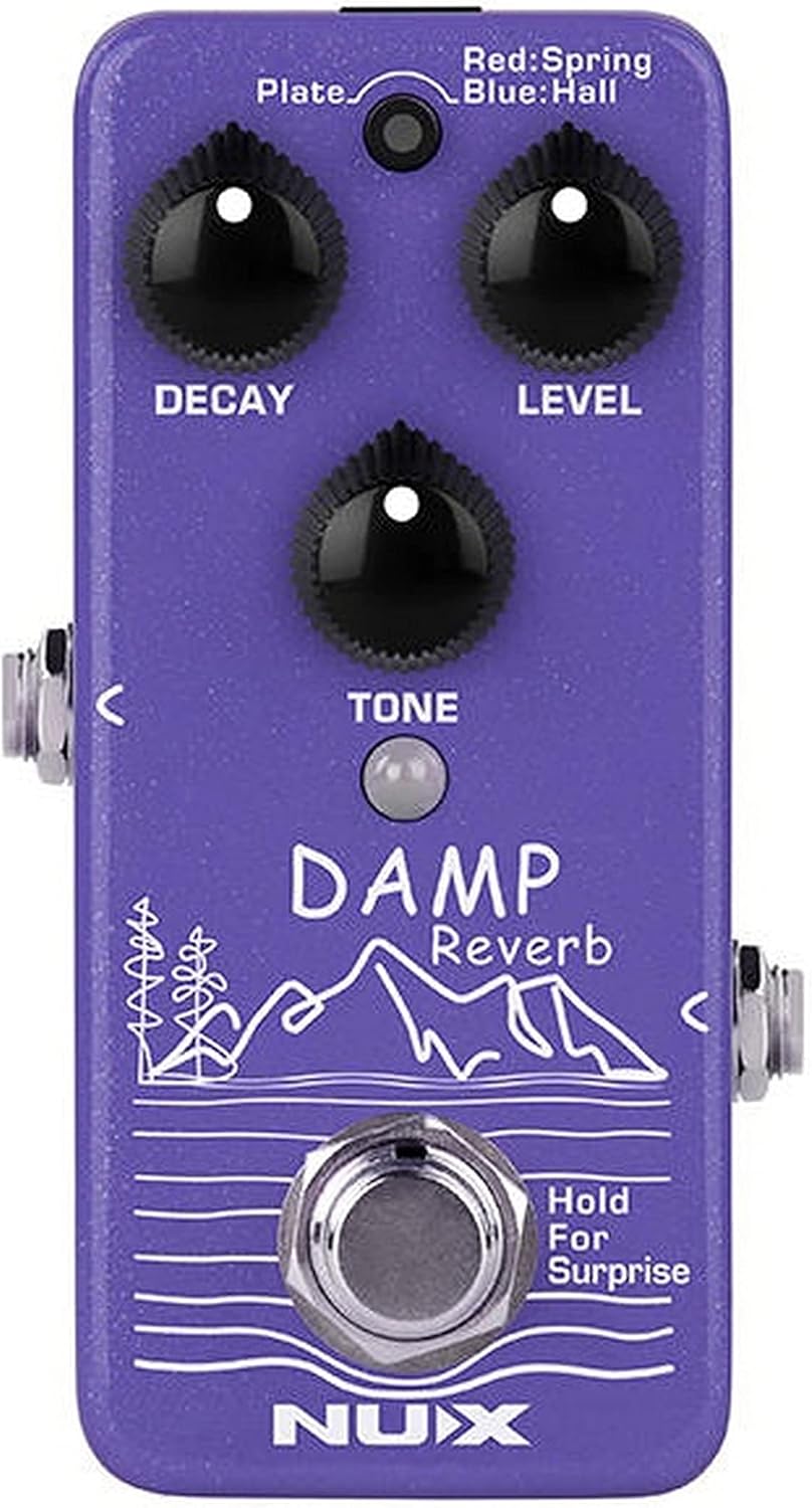 Damp Reverb Guitar Effects Pedal