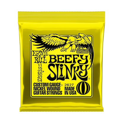 Beefy Slinky Nickel Wound Electric Guitar Strings, 11-54 Gauge