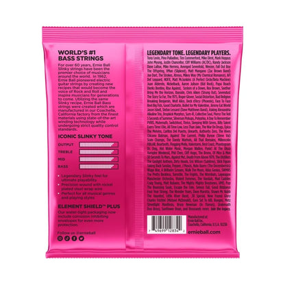 Super Slinky Nickel Wound Bass Guitar Strings, 45-100 Gauge