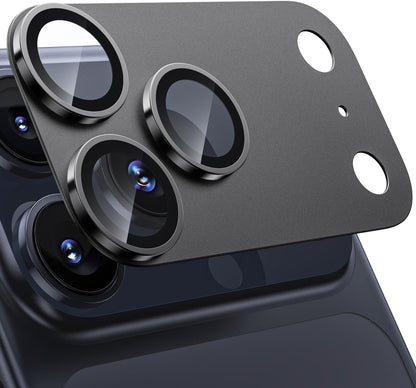 VOT Certified iPhone 17 Pro Max camera lens protector accessory, clear protective cover for phone camera lens.