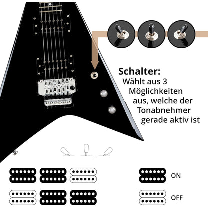 Flying V Electric Guitar