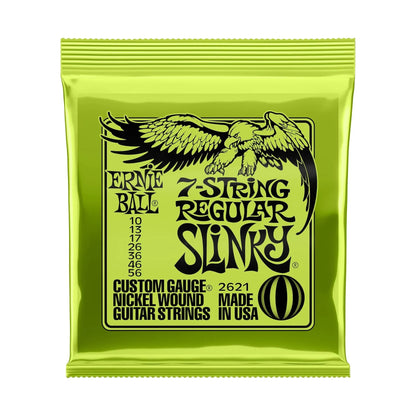 Regular Slinky Nickel Wound Electric Guitar Strings, 10-56 Gauge, 7-Strings