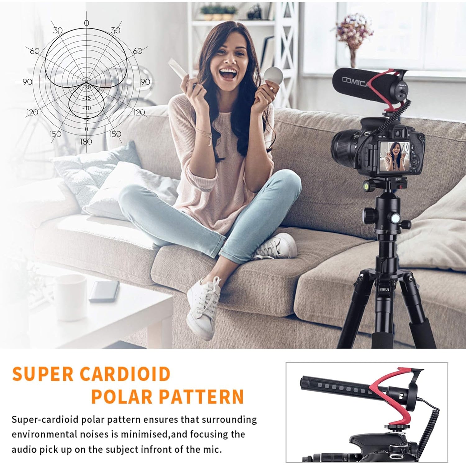 Shotgun Microphone - V30 LITE