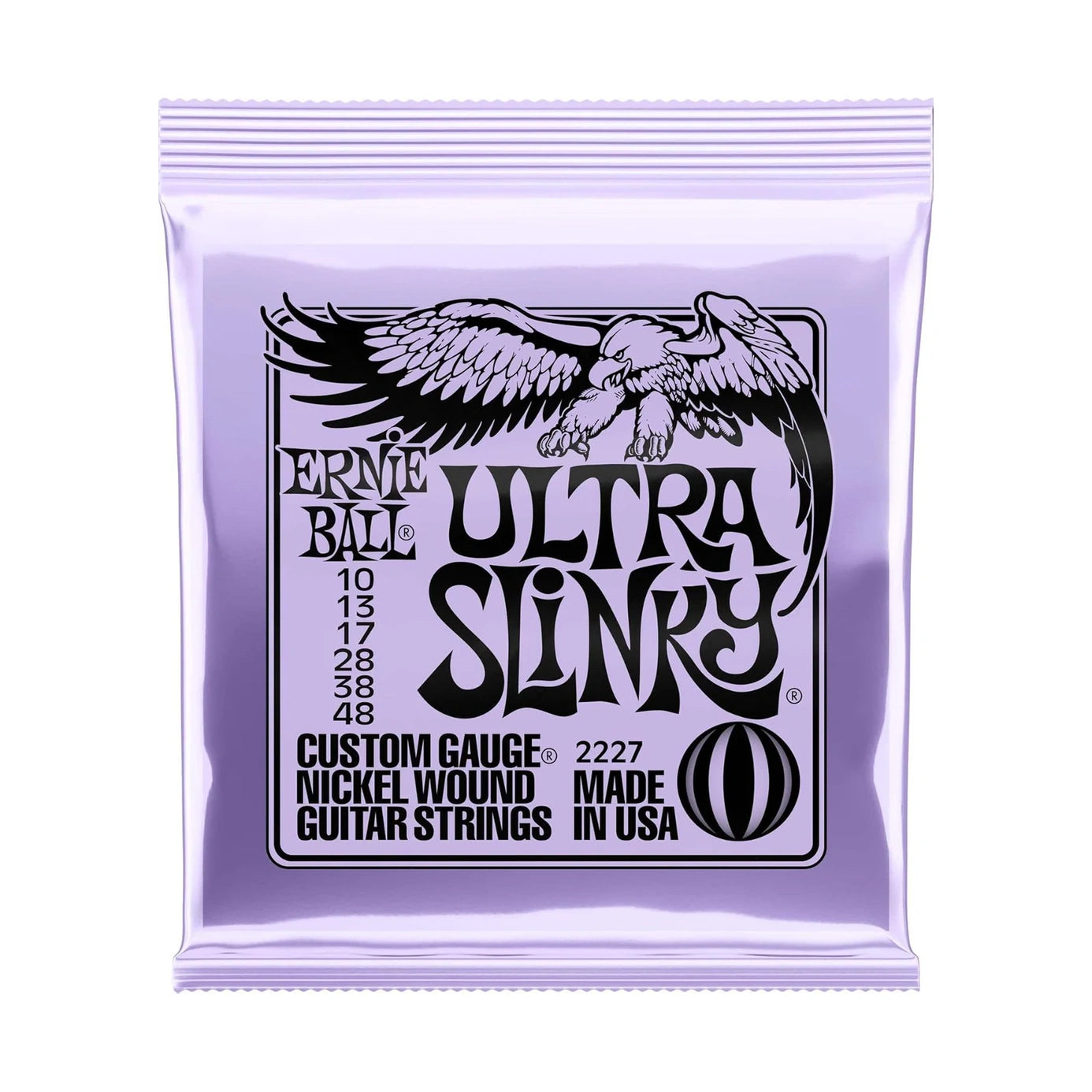 Ultra Slinky Nickel Wound Electric Guitar Strings, 10-48 Gauge