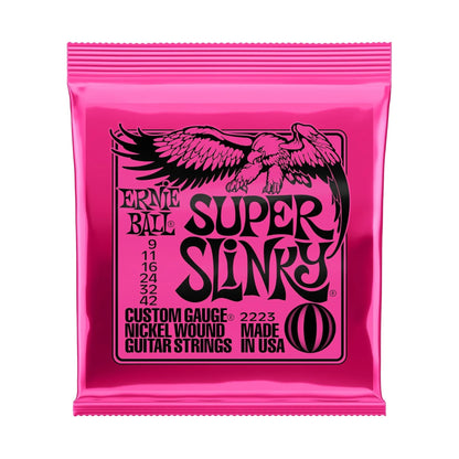 Super Slinky Nickel Wound Electric Guitar Strings, 9-42 Gauge