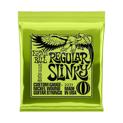 Regular Slinky Nickel Wound Electric Guitar Strings, 10-46 Gauge