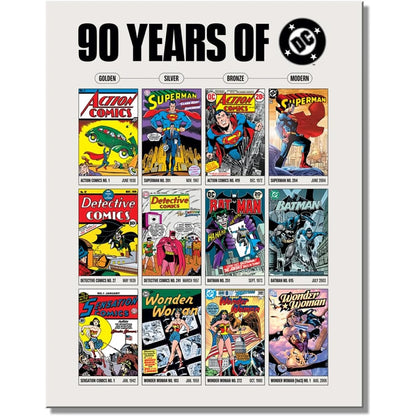 90 Years of DC Comics Tin Sign