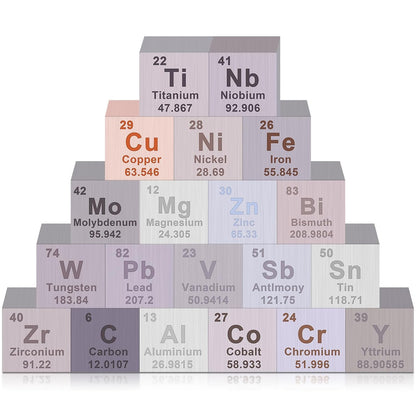 Metal Density Cube - 99.9% Pure Element
