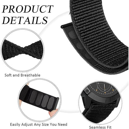 Nylon Ultralight Strap for Garmin - 26mm - Pack of 2