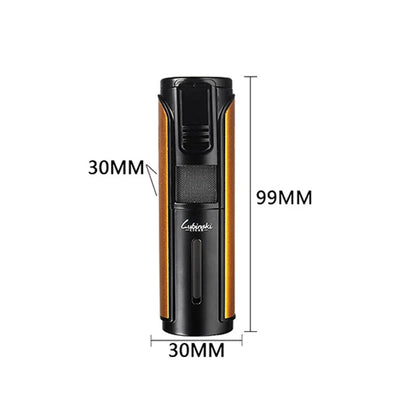 Lubinski Torch Lighter with 5 jets, durable metal body, and adjustable flame for precise ignition and outdoor use.