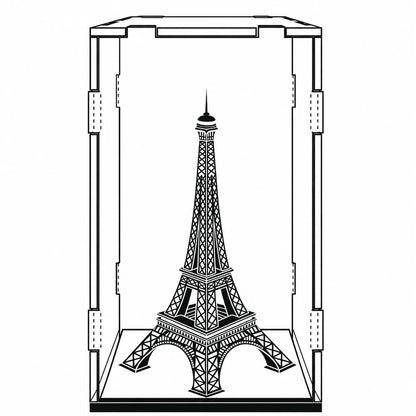 Metal Earth Acrylic Display Cube - 3" x 3" x 5"