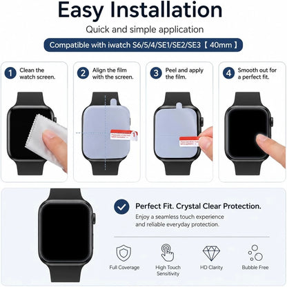 Screen Protectors - Apple Watch - Pack of 4