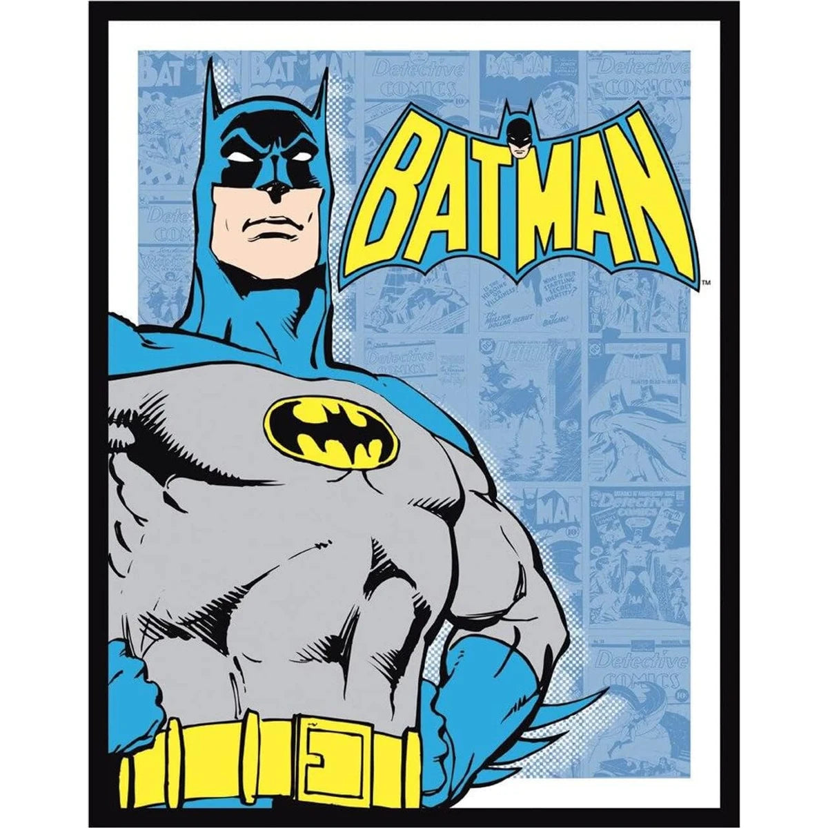 Batman - Retro Panels Tin Sign