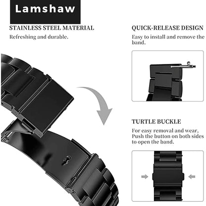 Quick Release Stainless Steel Watch Band - 20mm