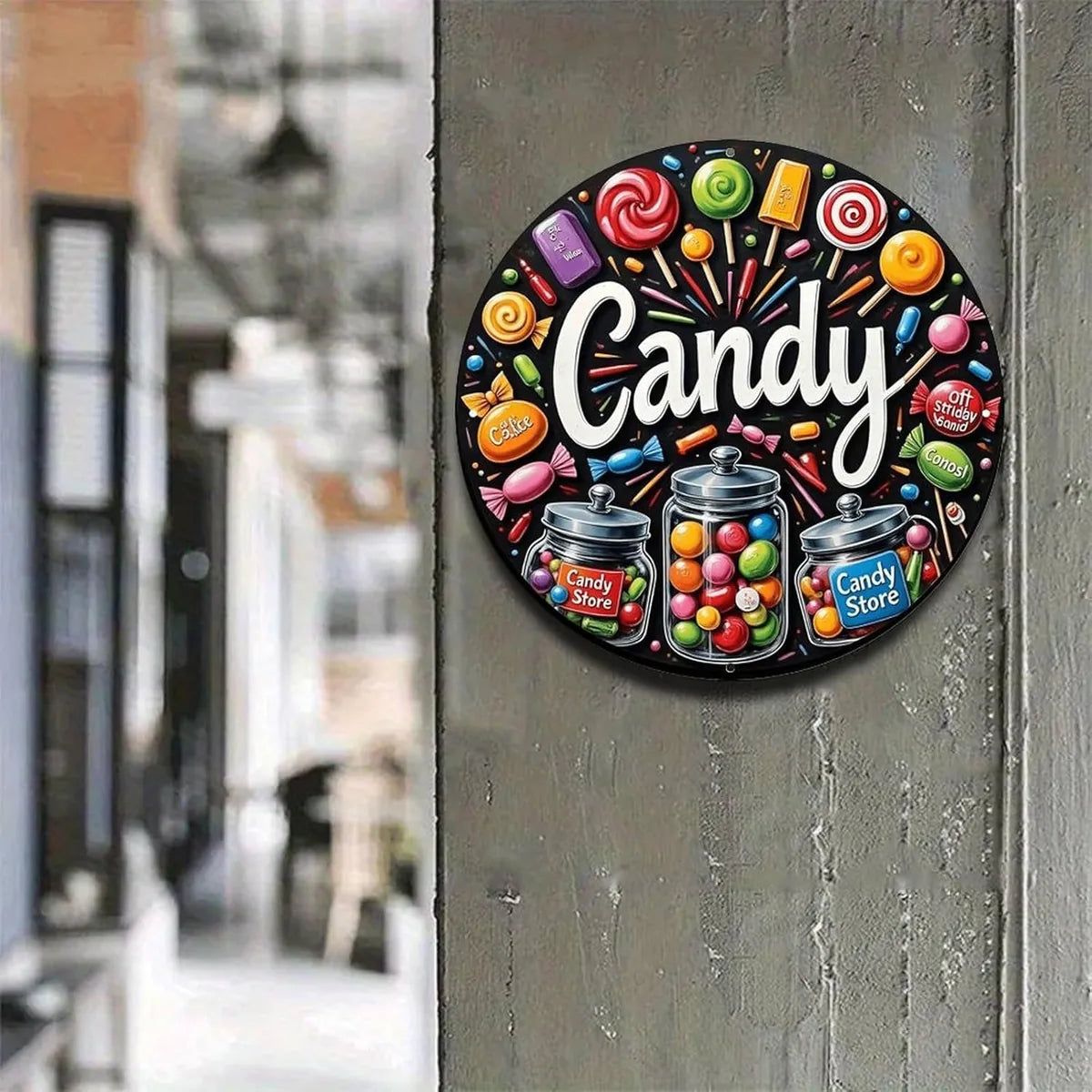 Candy Store Tin Sign