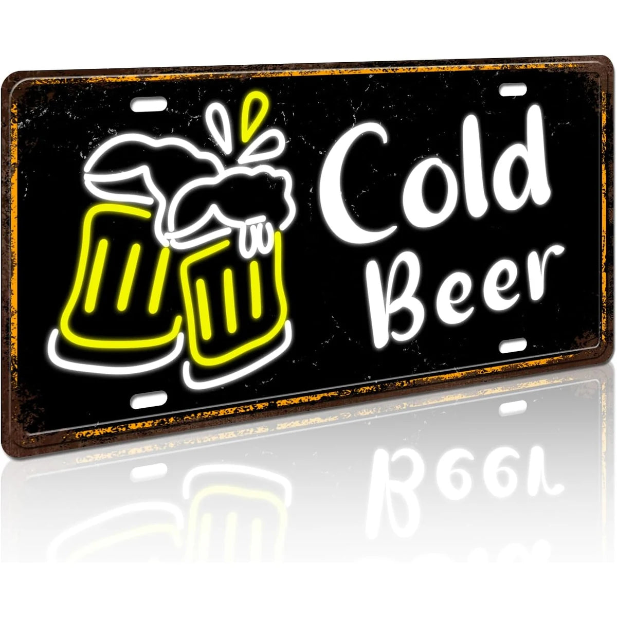 Cold Beer Metal Tin Sign