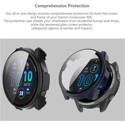 Smartwatch with protective case and screen protector on a gray background Beirut , Lebanon